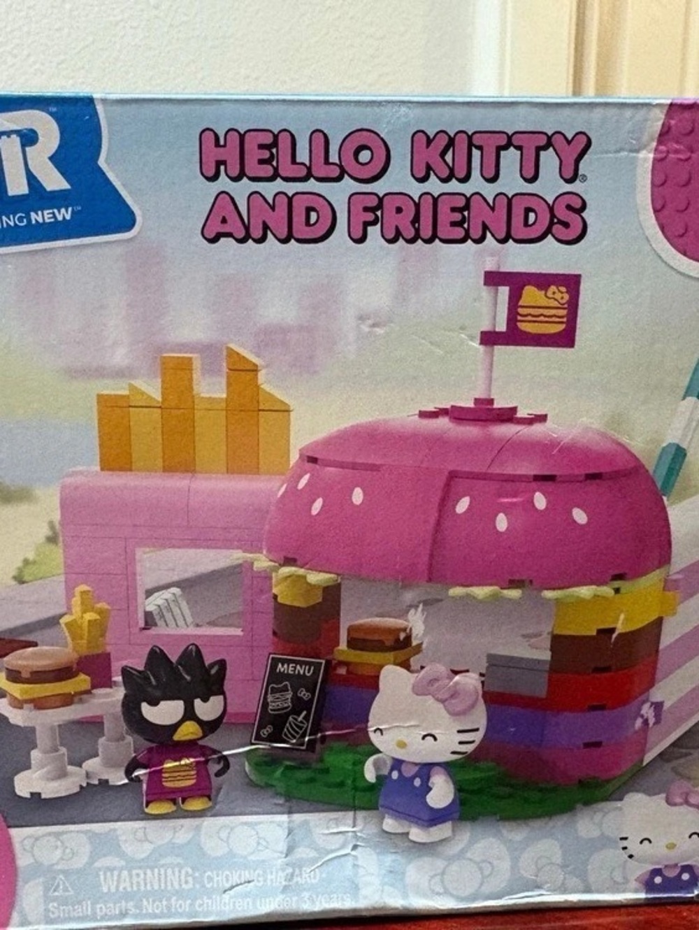 BLDR Badtz-Maru's Burger Mart Building Set Pink & Purple